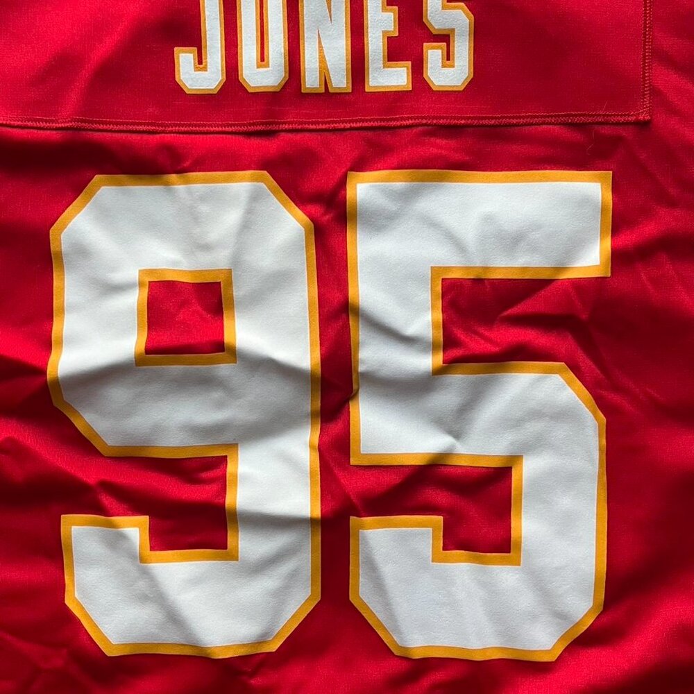 Kansas City Chiefs Chris Jones Red Jersey Men’s XXL Stitched - Picture 6 of 7